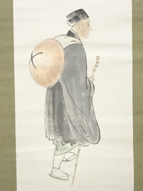 道具 ] - 道具 草仙筆 芭蕉翁 肉筆紙本掛軸（共箱） | ネットショップ